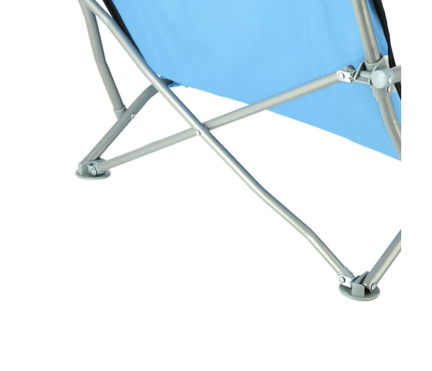 Nils Camp Składane krzesło leżak plażowy niebieski - 1047678 - zdjęcie 9