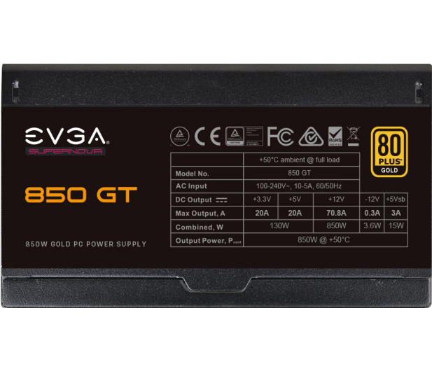 EVGA GT 850W 80 Plus Gold - 1049458 - zdjęcie 5