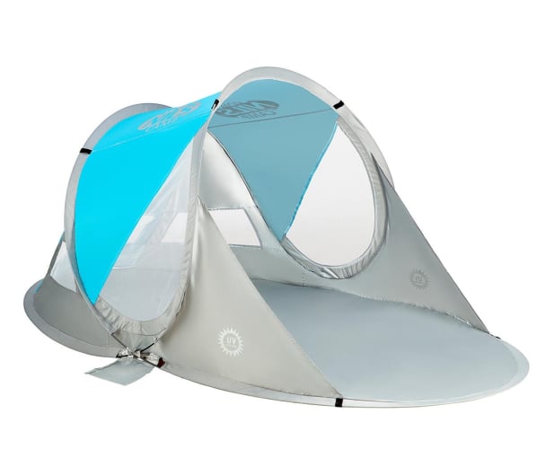 Nils Camp Namiot plażowy samorozkładający parawan XXL niebieski - 1047654 - zdjęcie