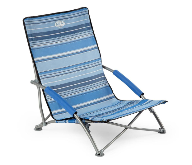 Nils Camp Składane krzesło leżak plażowy turkusowy - 1047683 - zdjęcie 3