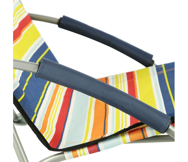 Nils Camp Składane krzesło leżak plażowy niebiesko-czerwony - 1047679 - zdjęcie 7