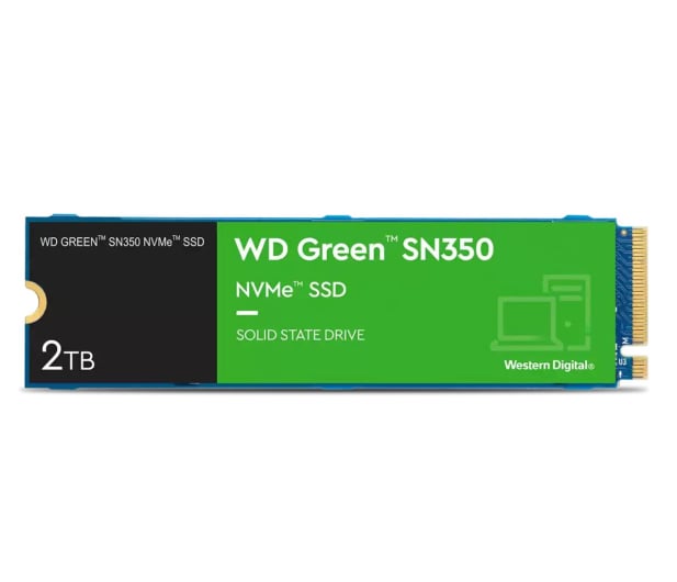 WD 2TB M.2 PCIe NVMe Green SN350 - 1046203 - zdjęcie