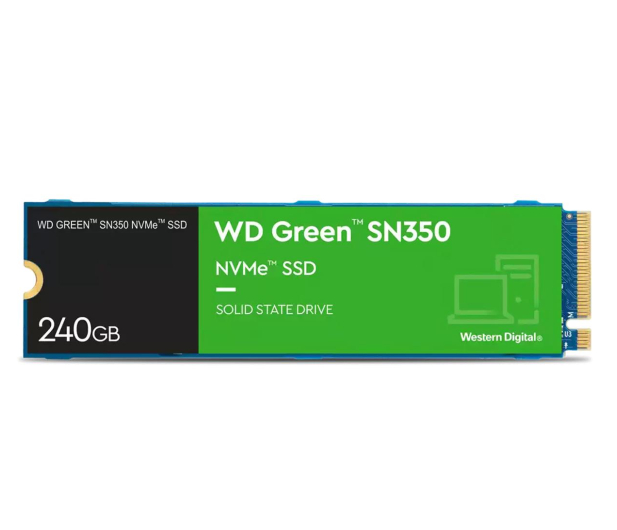 WD 240GB M.2 PCIe NVMe Green SN350 - 1046193 - zdjęcie
