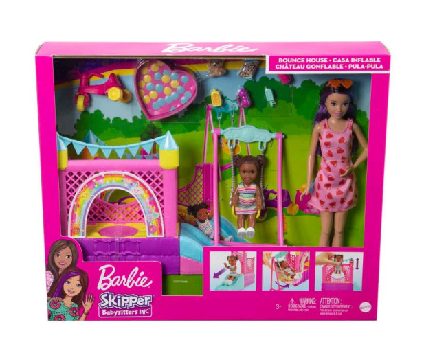 Barbie Dmuchany zamek Zestaw 2 lalki - 1050830 - zdjęcie 6