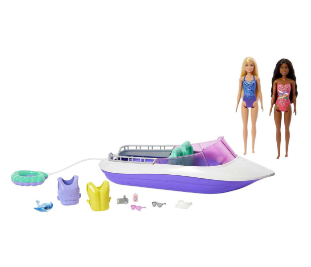 Barbie Zestaw filmowy 2 lalki + łódź - 1050783 - zdjęcie