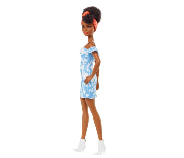 Barbie Fashionistas Lalka Niebieska sukienka tie dye - 1051569 - zdjęcie 2
