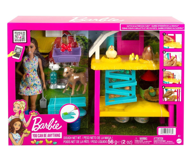 Barbie Farma radosnych kurek Zestaw + lalka - 1051646 - zdjęcie 5