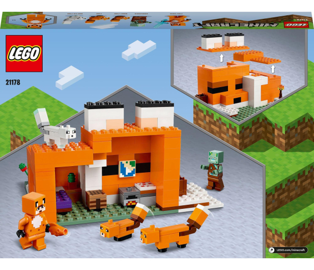 LEGO Minecraft® 21178 Siedlisko lisów - 1032161 - zdjęcie 10