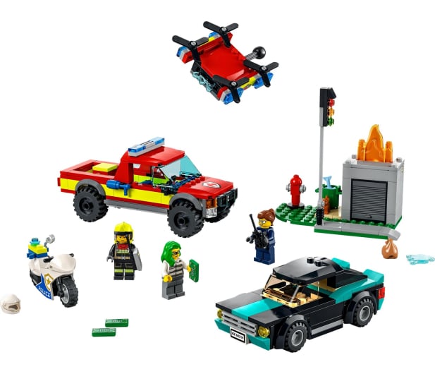 LEGO City 60319 Akcja strażacka i policyjny pościg - 1032210 - zdjęcie 2