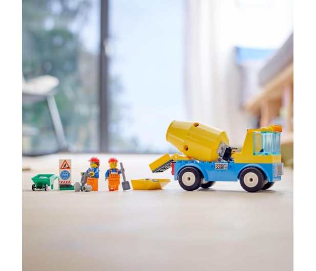 LEGO City 60325 Ciężarówka z betoniarką - 1032218 - zdjęcie 5