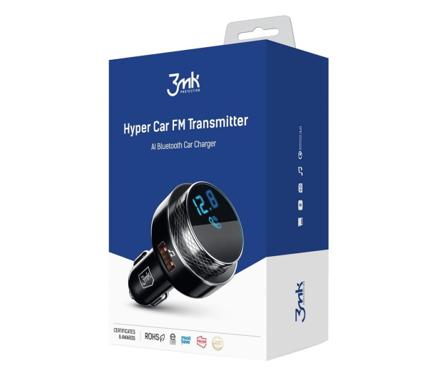 3mk Transmiter FM Hyper Car (Bluetooth, USB, microSD) - 1050536 - zdjęcie