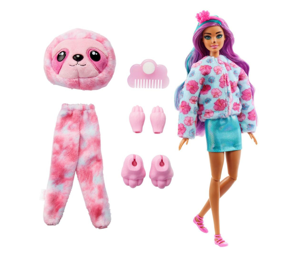 Barbie Cutie Reveal Lalka Leniwiec Seria 2 Kraina Fantazji - 1051695 - zdjęcie