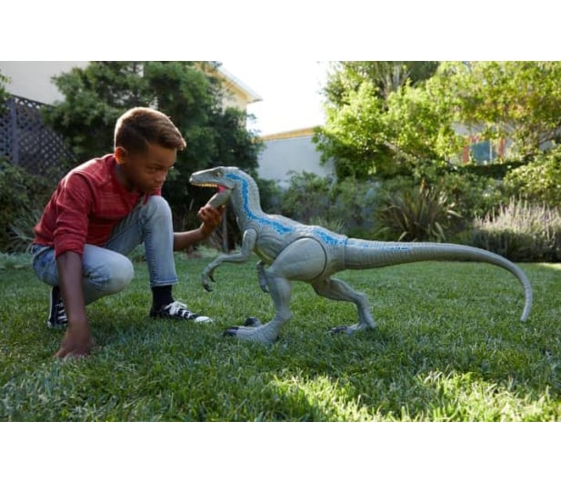 Mattel Jurassic World Ogromny Velociraptor Blue - 1052294 - zdjęcie 5
