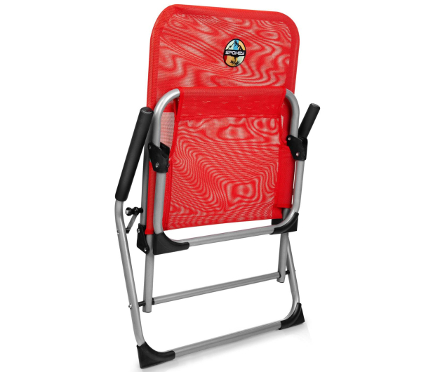 SPOKEY Krzesło turystyczne czerwone BAHAMA - 1050503 - zdjęcie 5
