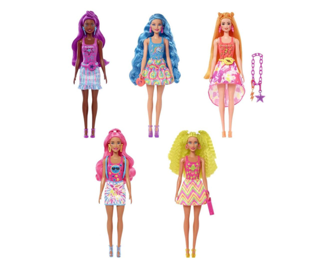 Barbie Color Reveal Lalka Neon Tie-Dye - 1051903 - zdjęcie 2