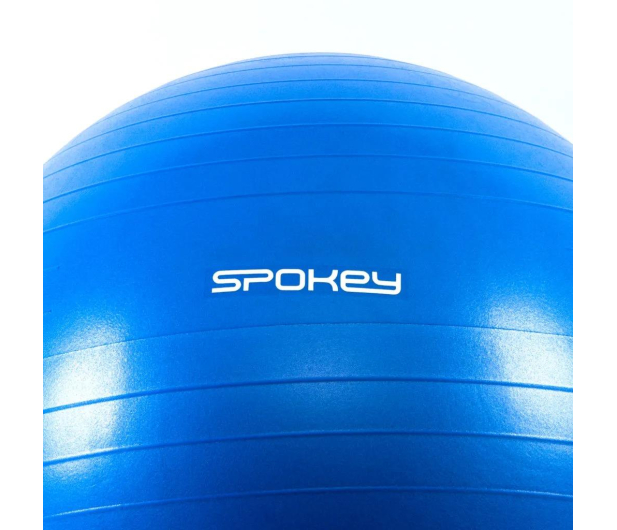 SPOKEY Piłka gimnastyczna Fitball 65 cm niebieska - 1052783 - zdjęcie 2