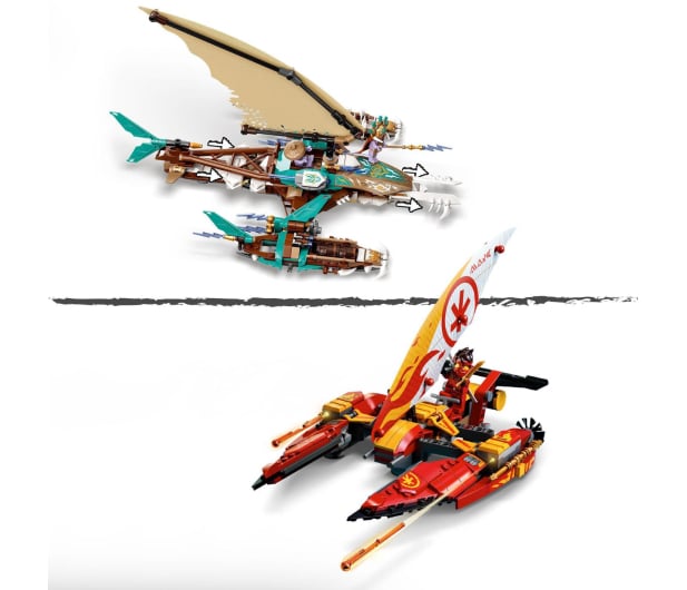 LEGO NINJAGO 71748 Morska bitwa katamaranów - 1015606 - zdjęcie 4