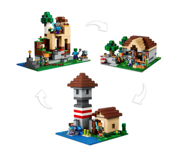 LEGO Minecraft 21161 Kreatywny warsztat 3.0 - 561528 - zdjęcie 3