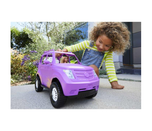 Barbie Lalka + samochód terenowy SUV Jeep - 1047542 - zdjęcie 6