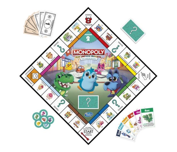 Hasbro Moje pierwsze Monopoly - 1043997 - zdjęcie 3