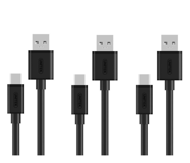 Unitek Zestaw kabli 3x micro USB 30 cm - 408389 - zdjęcie