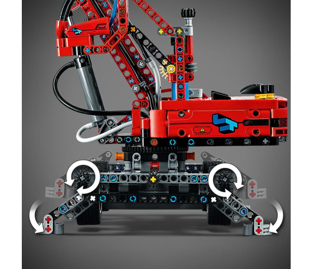 LEGO Technic 42144 Dźwig z chwytakiem - 1056684 - zdjęcie 4