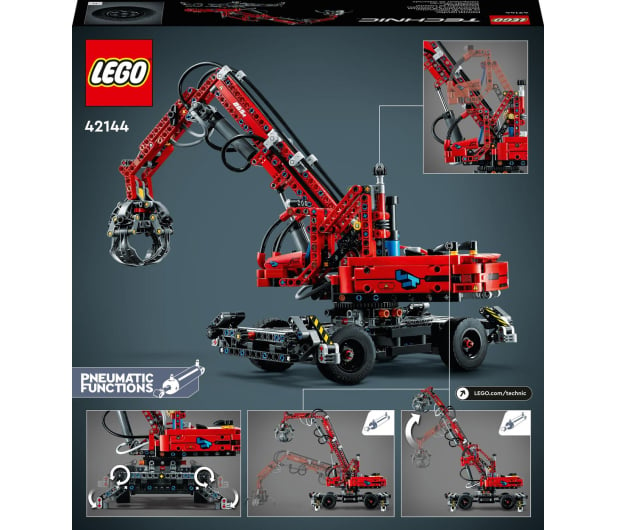 LEGO Technic 42144 Dźwig z chwytakiem - 1056684 - zdjęcie 10