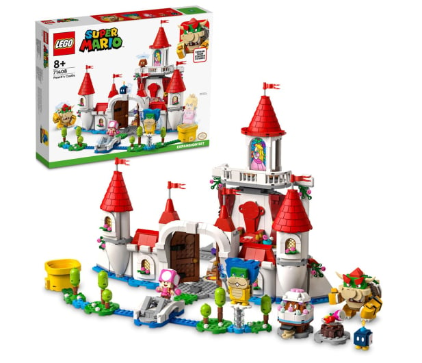 LEGO Super Mario 71408 Zamek Peach - zestaw rozszerzający - 1056694 - zdjęcie 3