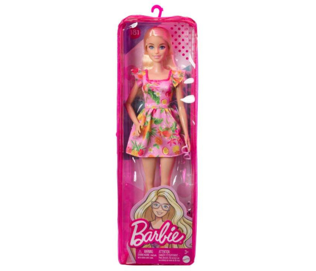Barbie Fashionistas Lalka Sukienka w owoce - 1053389 - zdjęcie 5