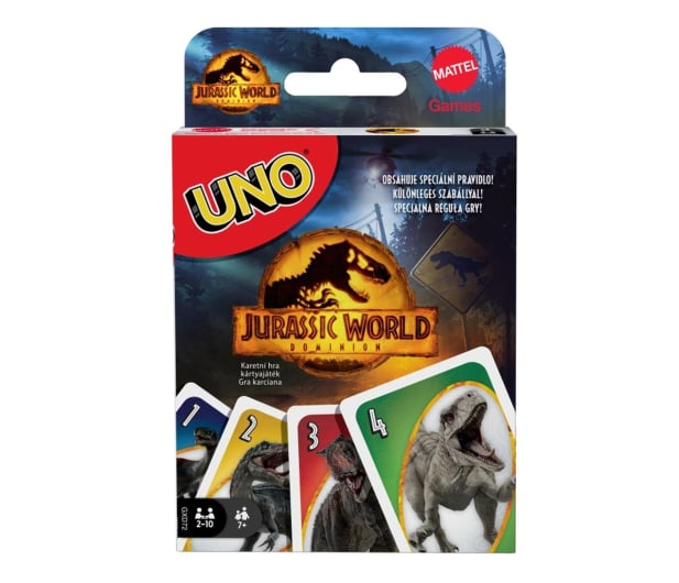 Mattel Uno Jurassic World 3 - 1053348 - zdjęcie