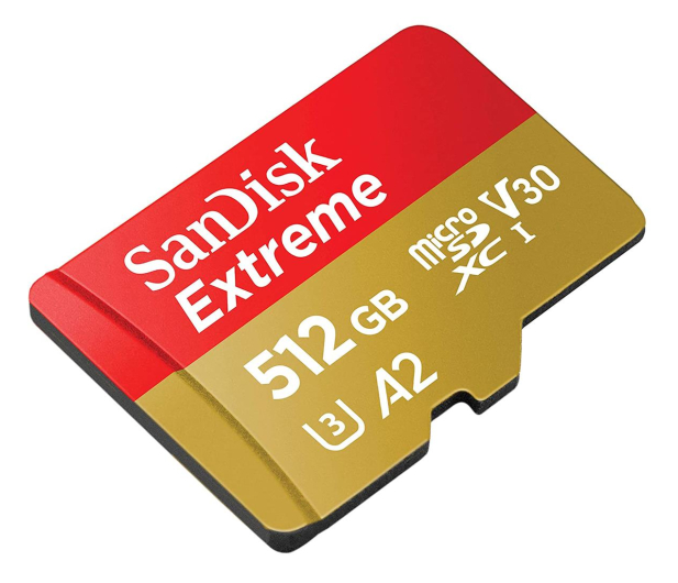 SanDisk 512GB microSDXC Extreme 190MB/s A2 C10 V30 UHS-I U3 - 1058580 - zdjęcie 3
