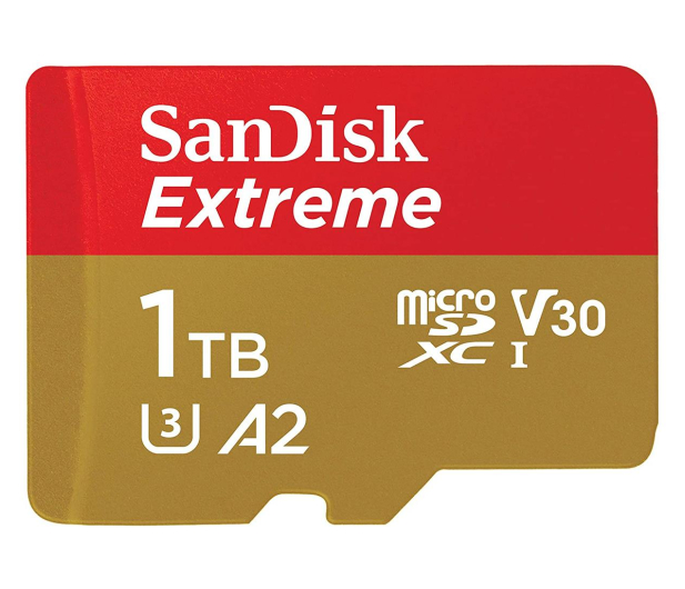 SanDisk 1TB microSDXC Extreme 190MB/s A2 C10 V30 UHS-I U3 - 1058581 - zdjęcie 1