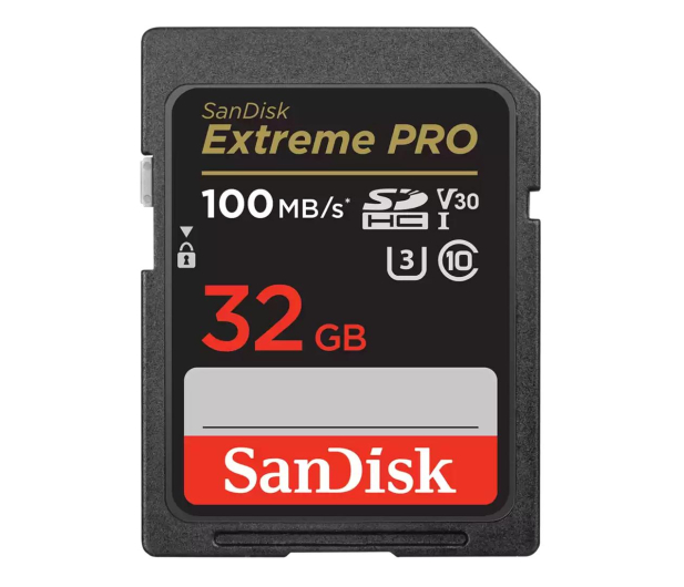 SanDisk 32GB SDHC Extreme PRO 100MB/s A2 C10 V30 UHS-I U3 - 1058641 - zdjęcie 1