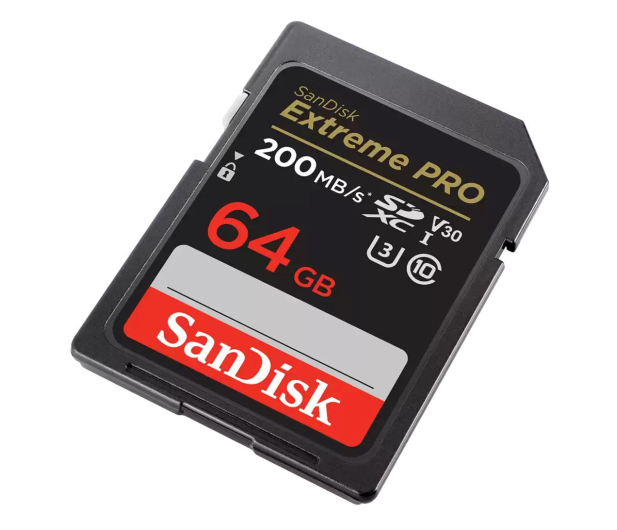 SanDisk 64GB SDXC Extreme PRO 200MB/s A2 C10 V30 UHS-I U3 - 1058642 - zdjęcie 3