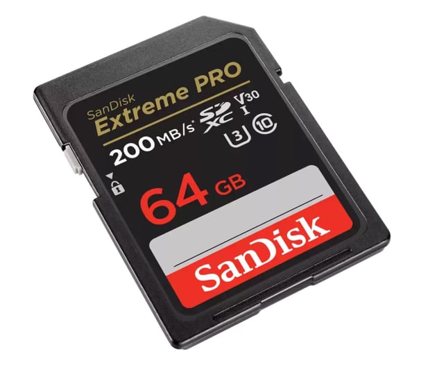 SanDisk 64GB SDXC Extreme PRO 200MB/s A2 C10 V30 UHS-I U3 - 1058642 - zdjęcie 2