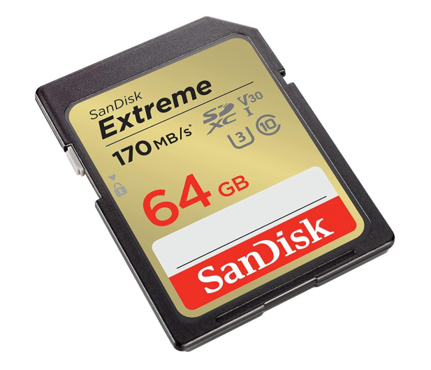 SanDisk 64GB SDXC Extreme 170MB/s A2 C10 V30 UHS-I U3 - 1058631 - zdjęcie 2
