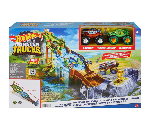 Hot Wheels Monster Trucks Tor wyścigowy Turniej Tytanów - 1052732 - zdjęcie 6