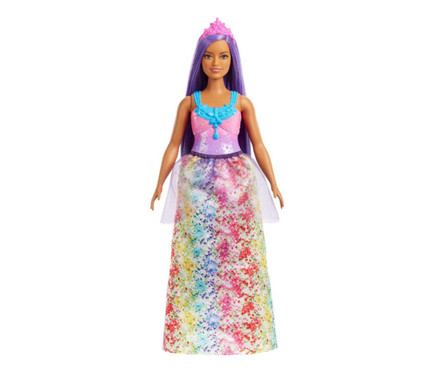 Barbie Dreamtopia Lalka podstawowa fioletowe włosy - 1053745 - zdjęcie