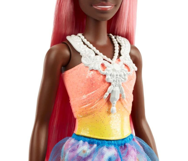 Barbie Dreamtopia Lalka podstawowa różowe włosy - 1053740 - zdjęcie 5