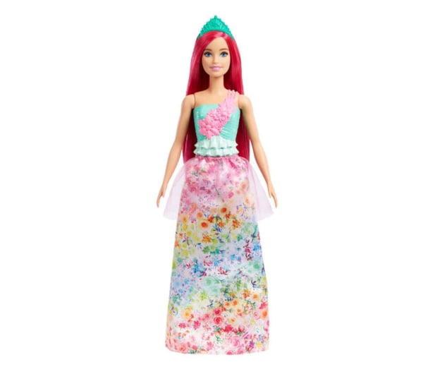 Barbie Dreamtopia Lalka podstawowa malinowe włosy - 1053741 - zdjęcie