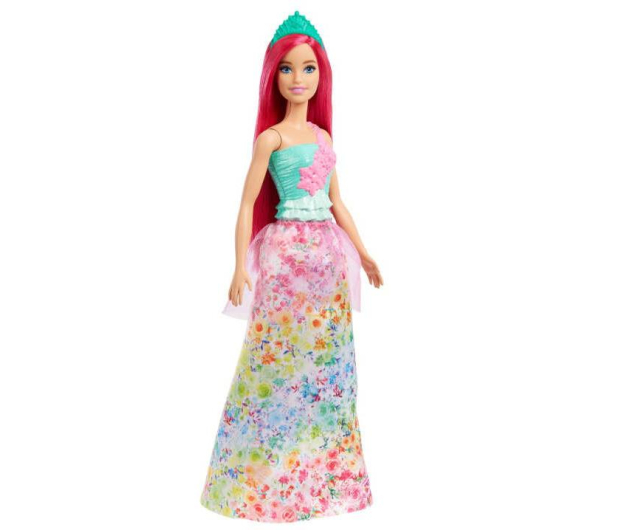 Barbie Dreamtopia Lalka podstawowa malinowe włosy - 1053741 - zdjęcie 2