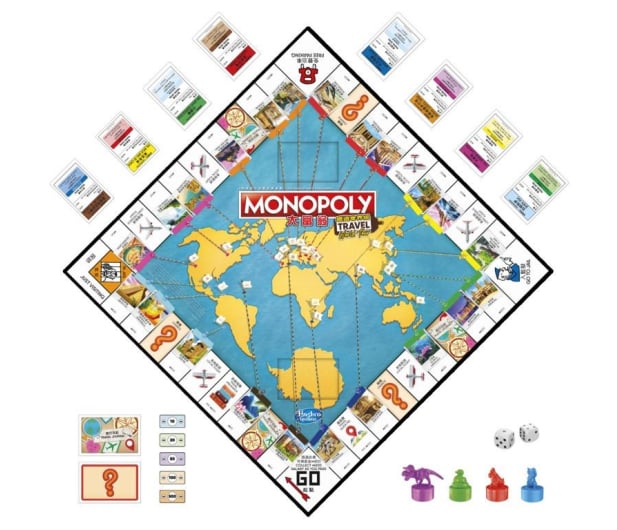 Hasbro Monopoly - Podróż Dookoła Świata - 1054081 - zdjęcie 3