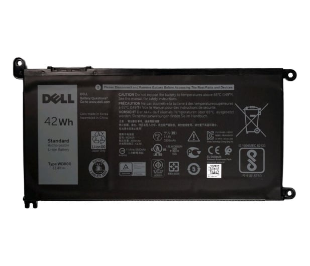 Dell Bateria 3CRH3 (42WHR, 3 Cell) - 1054954 - zdjęcie