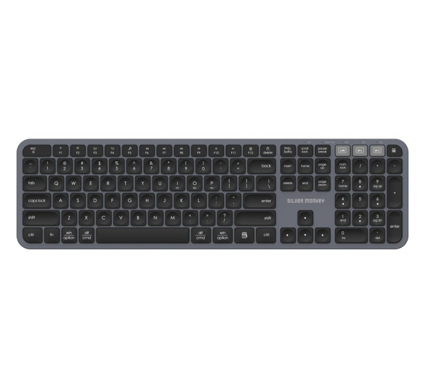Silver Monkey K90 Wireless premium business keyboard (grey) - 741765 - zdjęcie