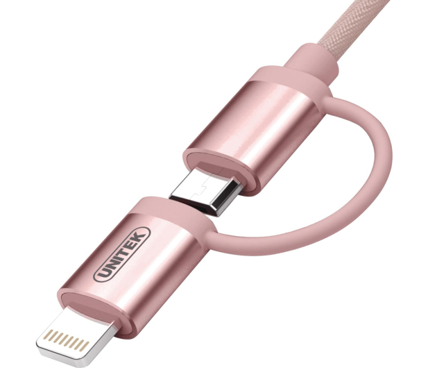 Unitek Kabel USB-A - Lightning/micro USB- - 1062630 - zdjęcie 4