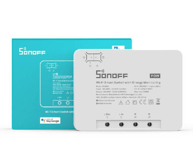 Sonoff Inteligentny przełącznik WiFi POWR3 - 1062441 - zdjęcie 5