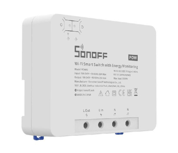 Sonoff Inteligentny przełącznik WiFi POWR3 - 1062441 - zdjęcie 2