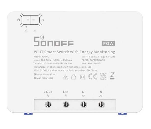 Sonoff Inteligentny przełącznik WiFi POWR3 - 1062441 - zdjęcie