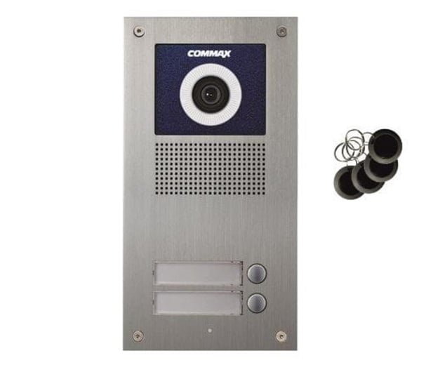 Commax Kamera 2-abonentowa z regulacją optyki  i RFID - 1063114 - zdjęcie
