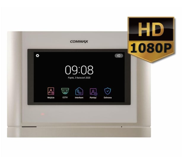 Commax Monitor 7" z serii "Fine View HD" z LED - 1063063 - zdjęcie